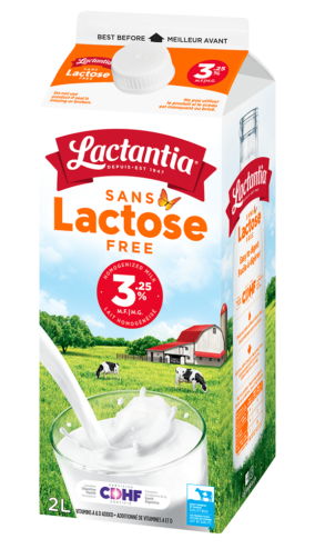 Lait sans lactose 3,25 % Lactantia® 2L
