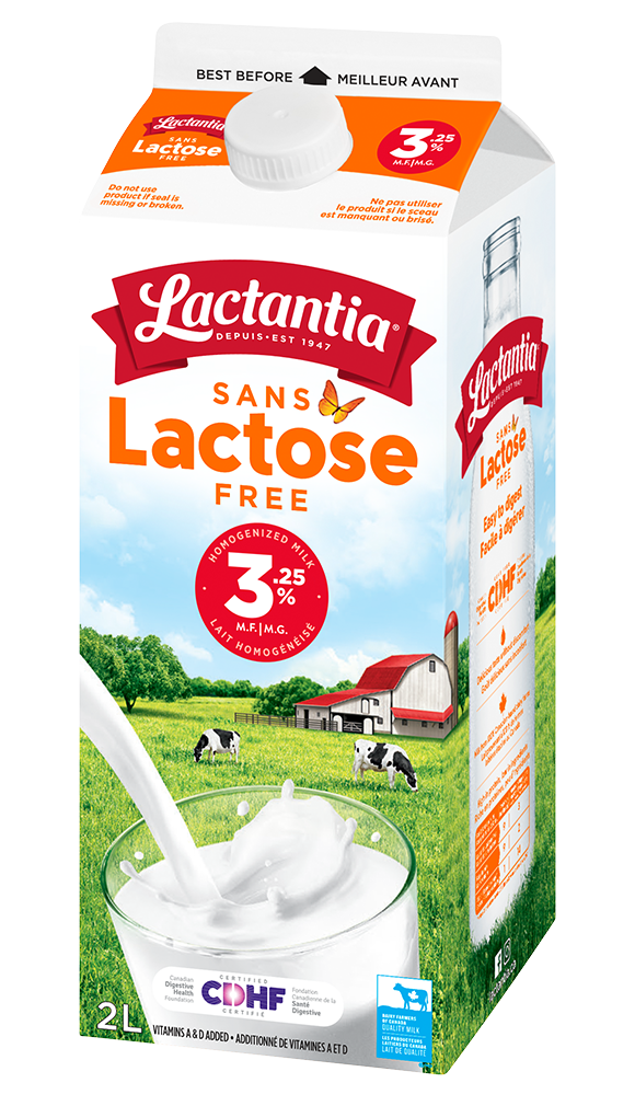 Lait sans lactose 3,25 % Lactantia® 2L product image