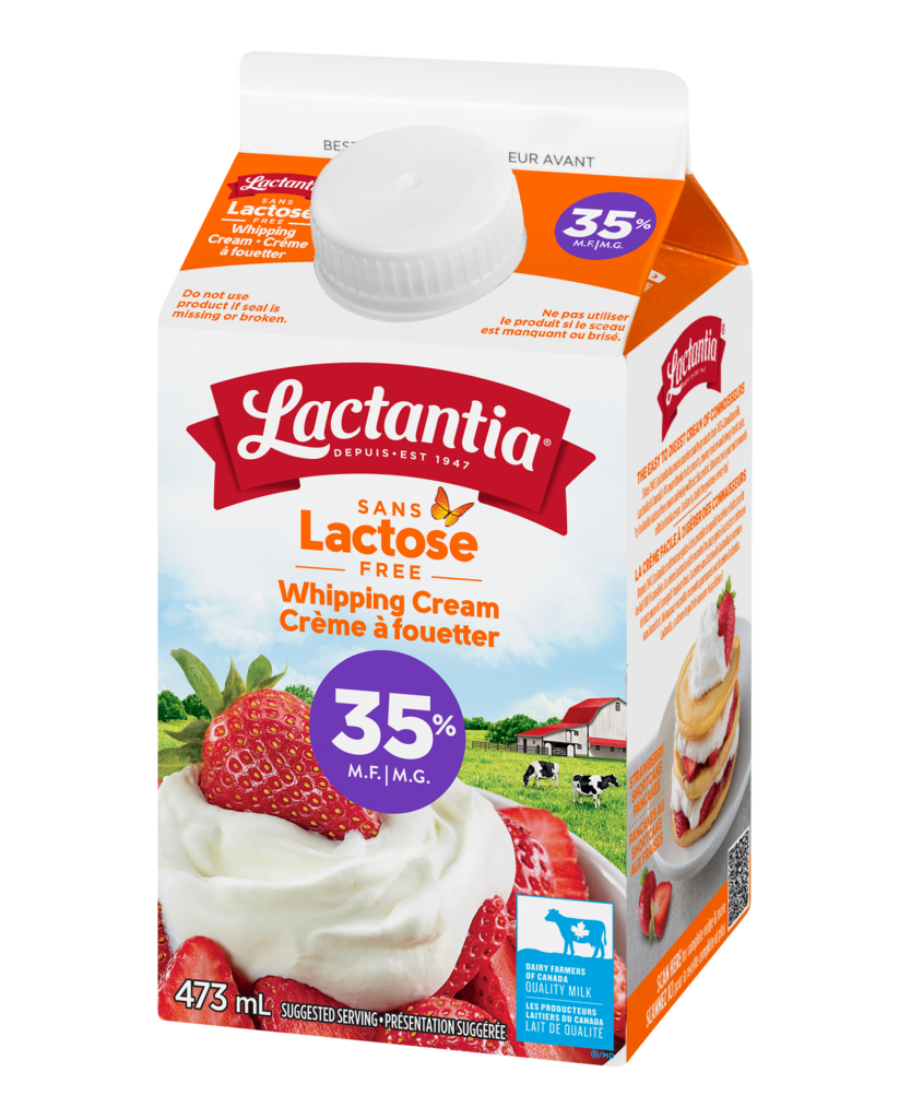 Lactantia® Lactose Free Whipping cream 35% | Lactantia