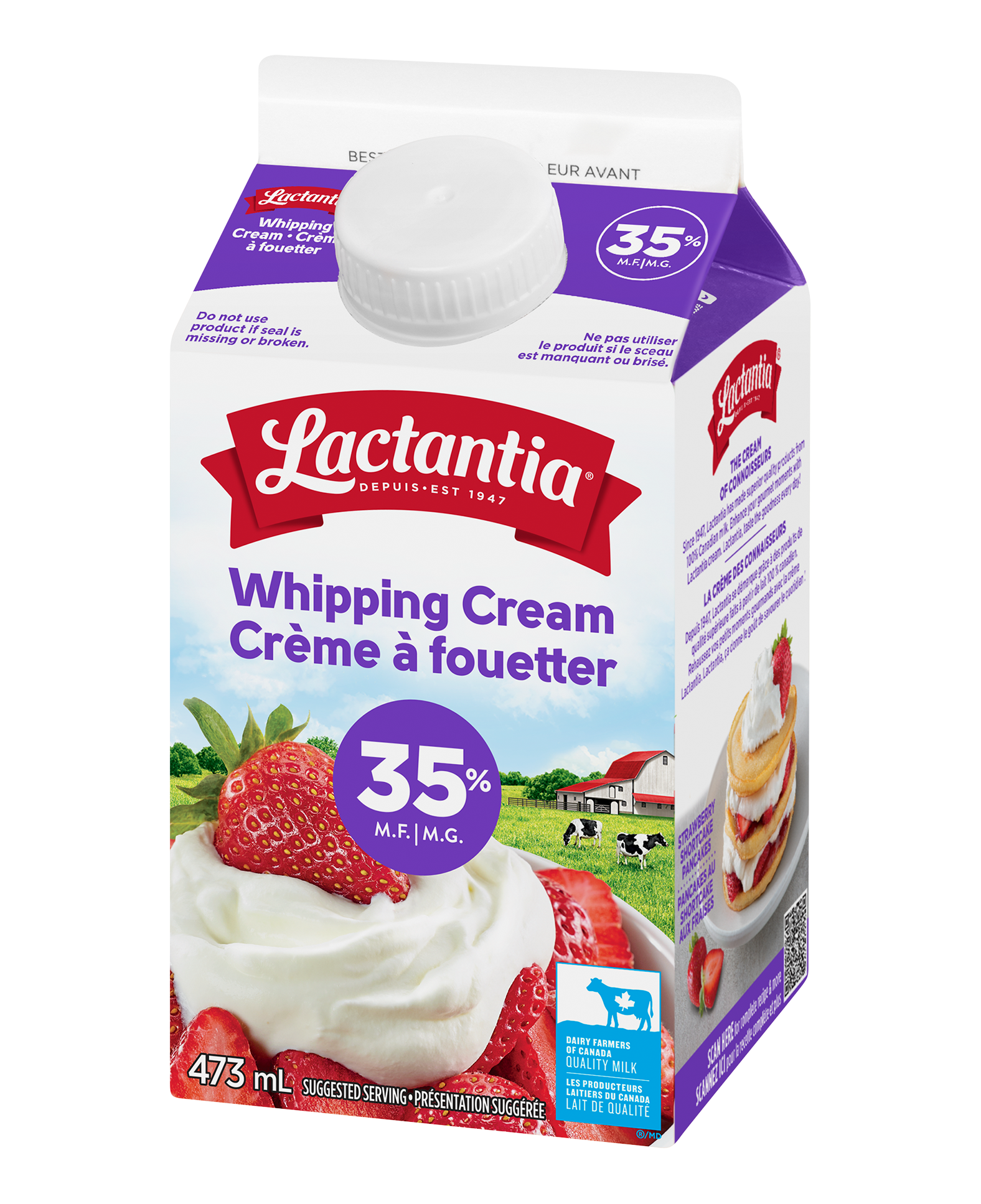 Lactantia<sup>®</sup> 35% Whipping Cream product image