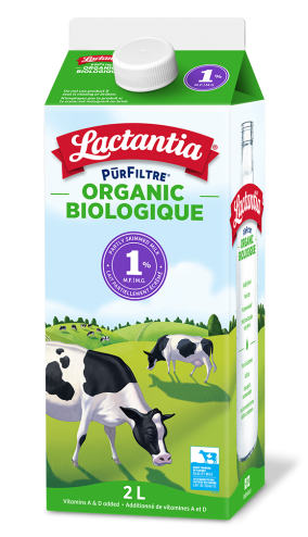 Lait PūrFiltre Biologique 1 % Lactantia® 2L