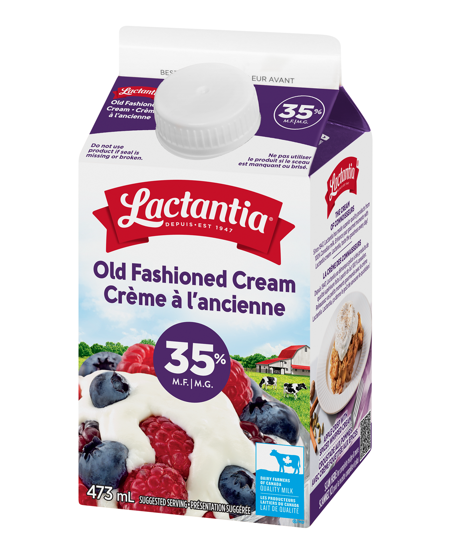 Lactantia<sup>®</sup> 35% Old Fashioned Cream product image