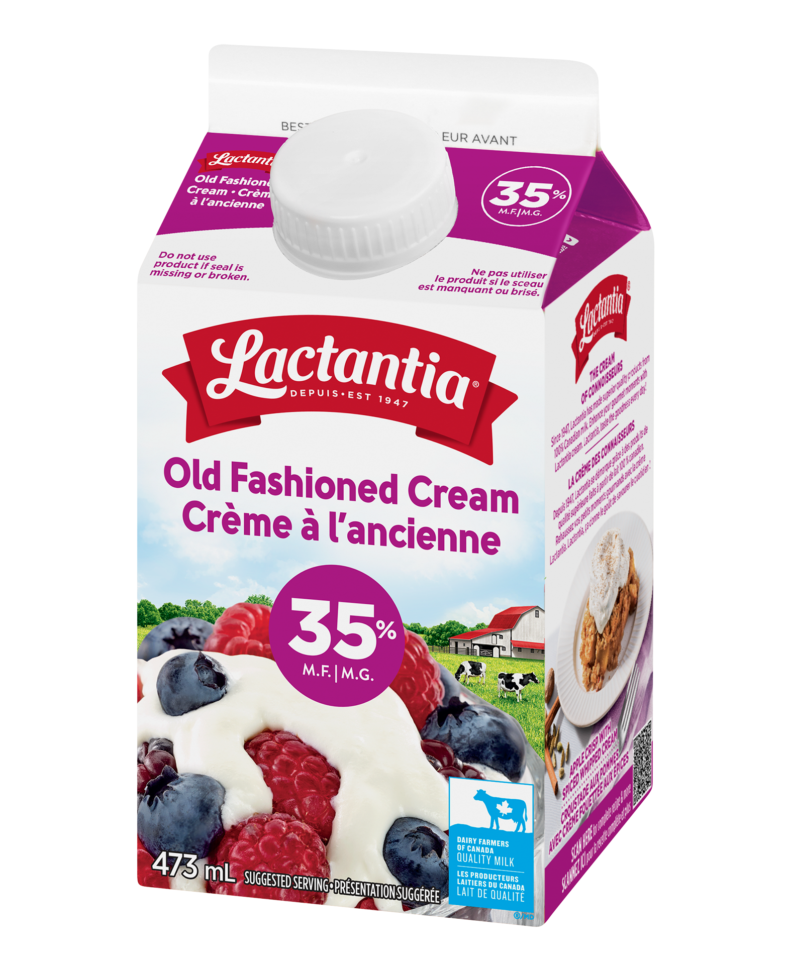 Crème à l’ancienne 35 % Lactantia<sup>®</sup> product image