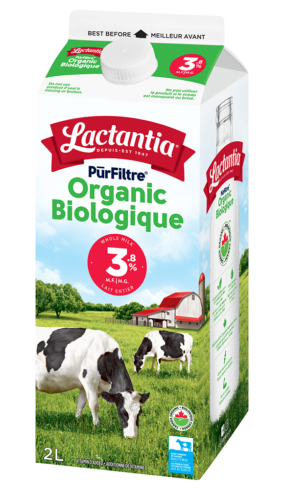 Lait PūrFiltre Biologique 3,8 % Lactantia® 2L