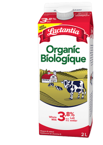Lactantia® Organic 3.8% Milk - Lait Biologique 3.8% Lactantia®