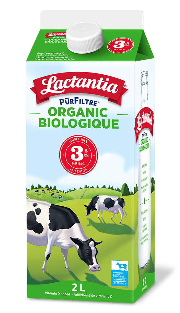 Lactantia® PūrFiltre Organic 3.8 % Milk 2L