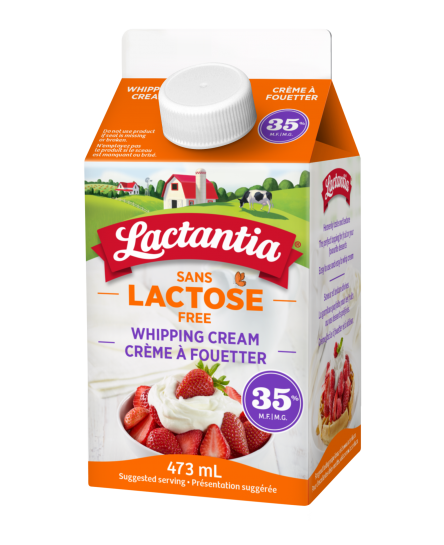 Lactantia® Lactose Free Whipping cream 35% | Lactantia