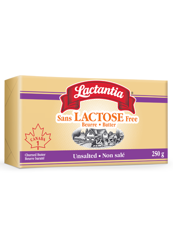 Beurre non salé Lactantia® sans lactose