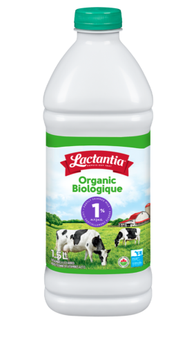 Lait Biologique 1 % Lactantia® 1,5L