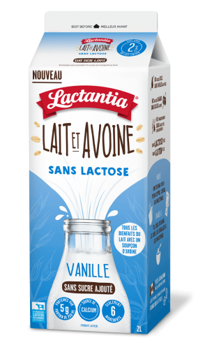 Lactantia® Lait et Avoine Vanille 2 L