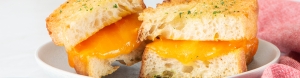 Garlic Butter Grilled Cheese