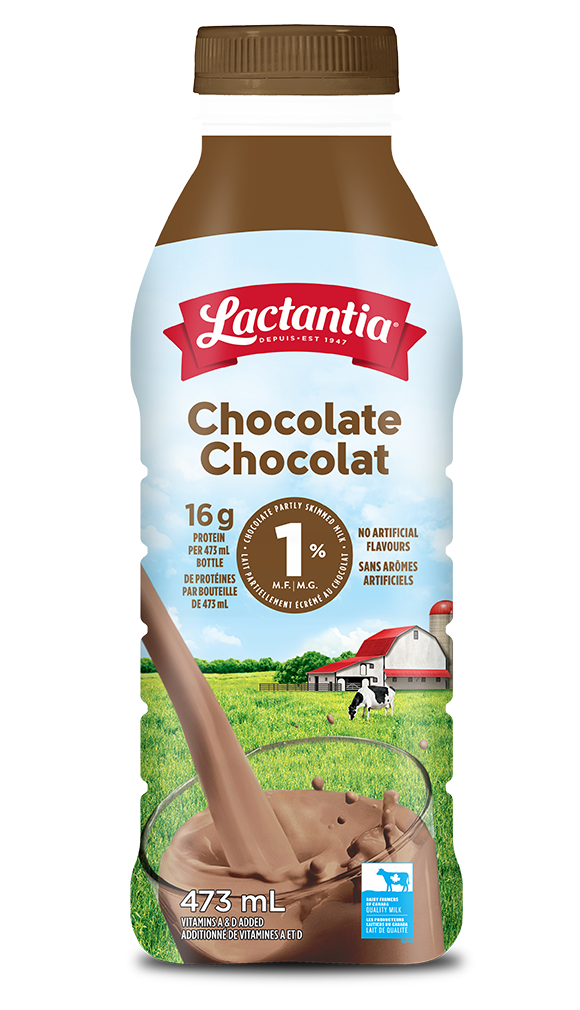 Lactantia<sup>®</sup> Chocolate 1% Milk 473mL product image