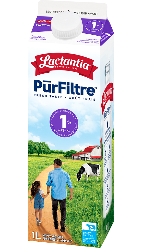 Lait Lactantia<sup>®</sup> PūrFiltre 1 % 1L product image