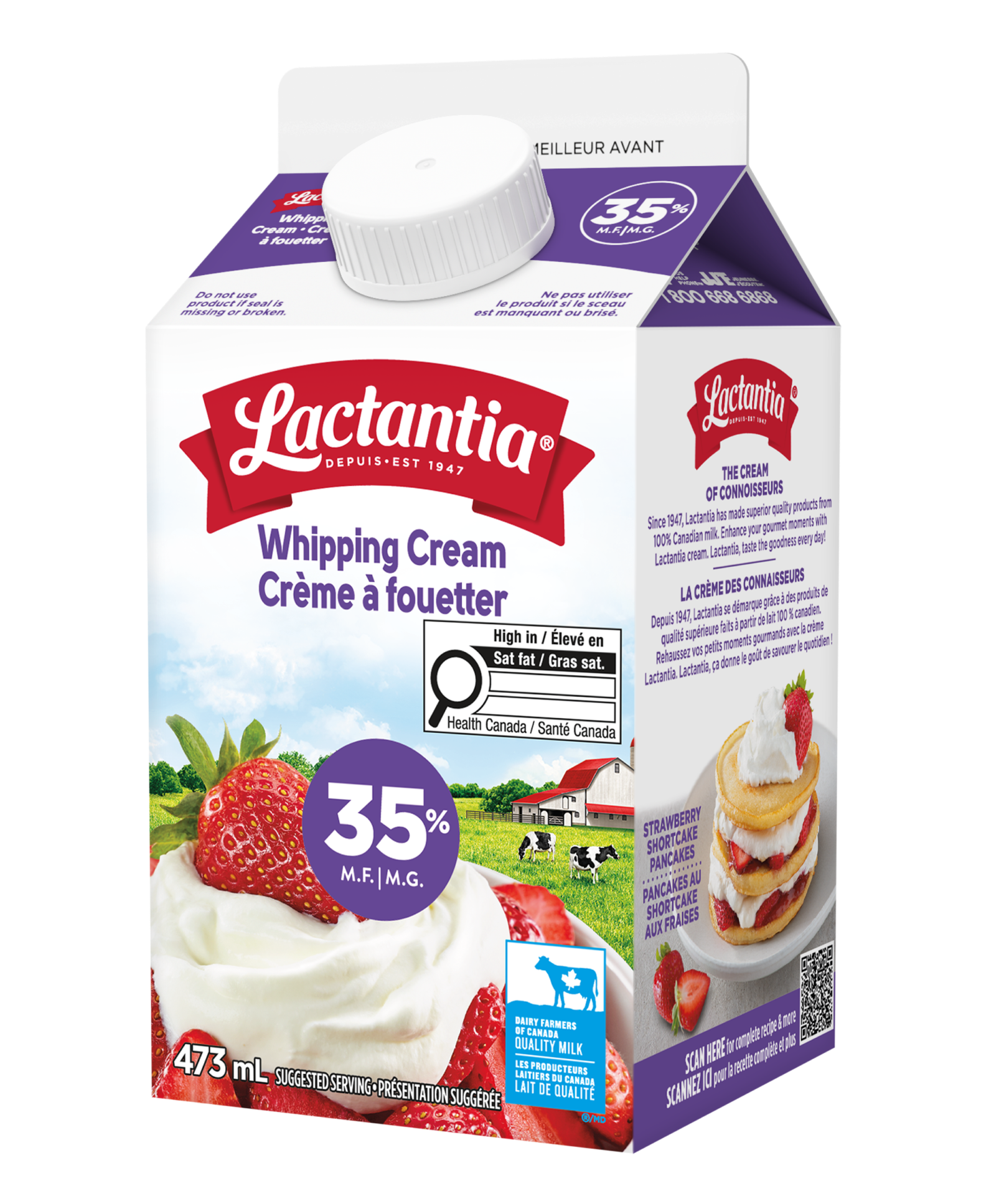 Lactantia<sup>®</sup> 35% Whipping Cream product image